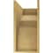 Ekena Millwork 11"W x 22"D x 22"H Classic Monterey Rough Cedar Woodgrain TimberThane Corbel, Primed Tan CORUR11X22X22MONRCPR - alternate 2